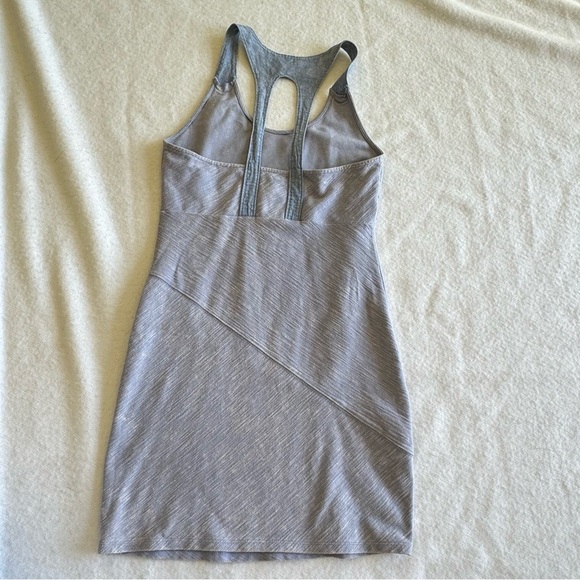 Free People Mini Bodycon Stretchy Denim Look Dress Size S - Picture 8 of 9